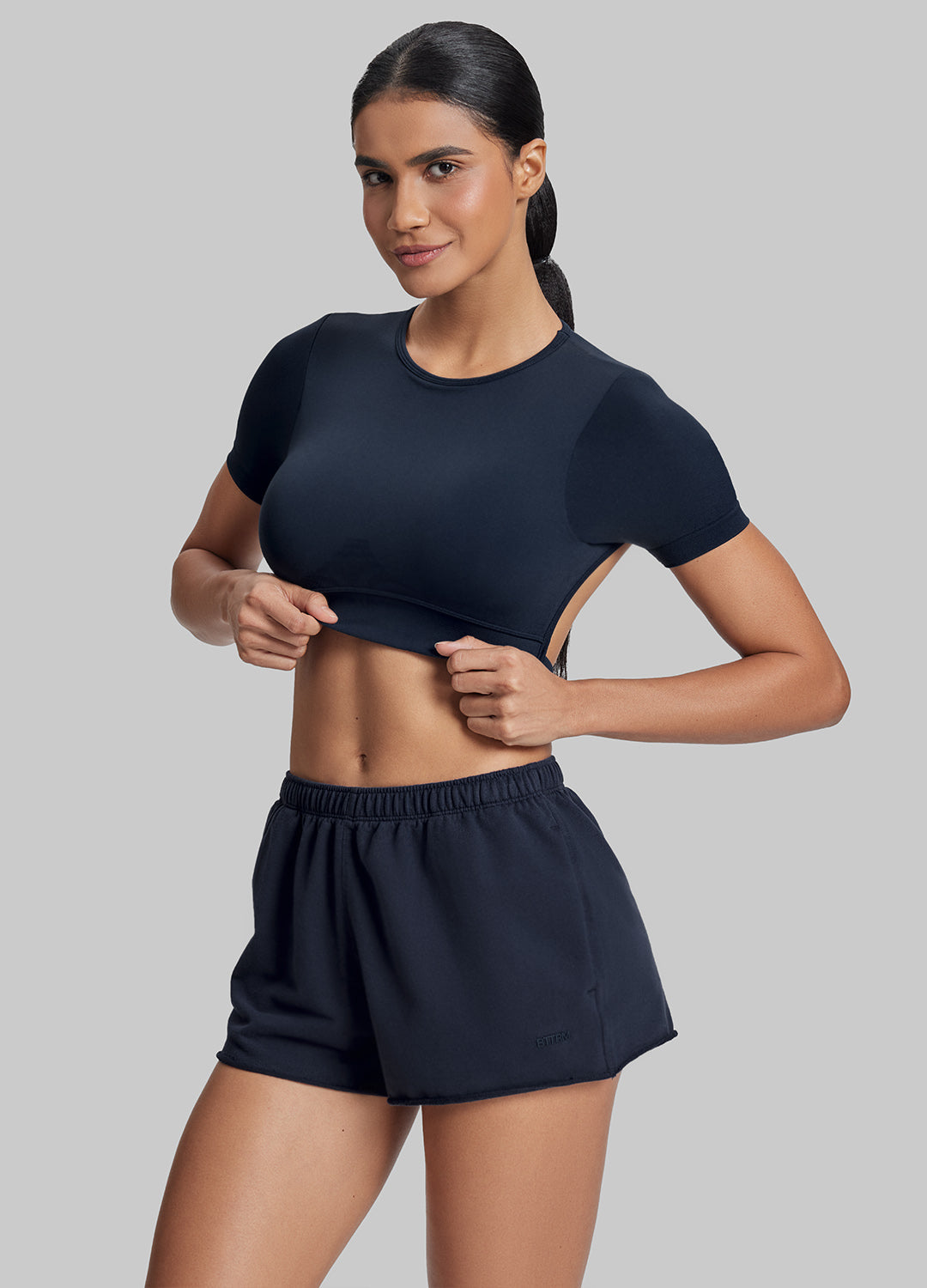 French Terry Jersey Shorts Midt-Lår - Cellubyee Boutique
