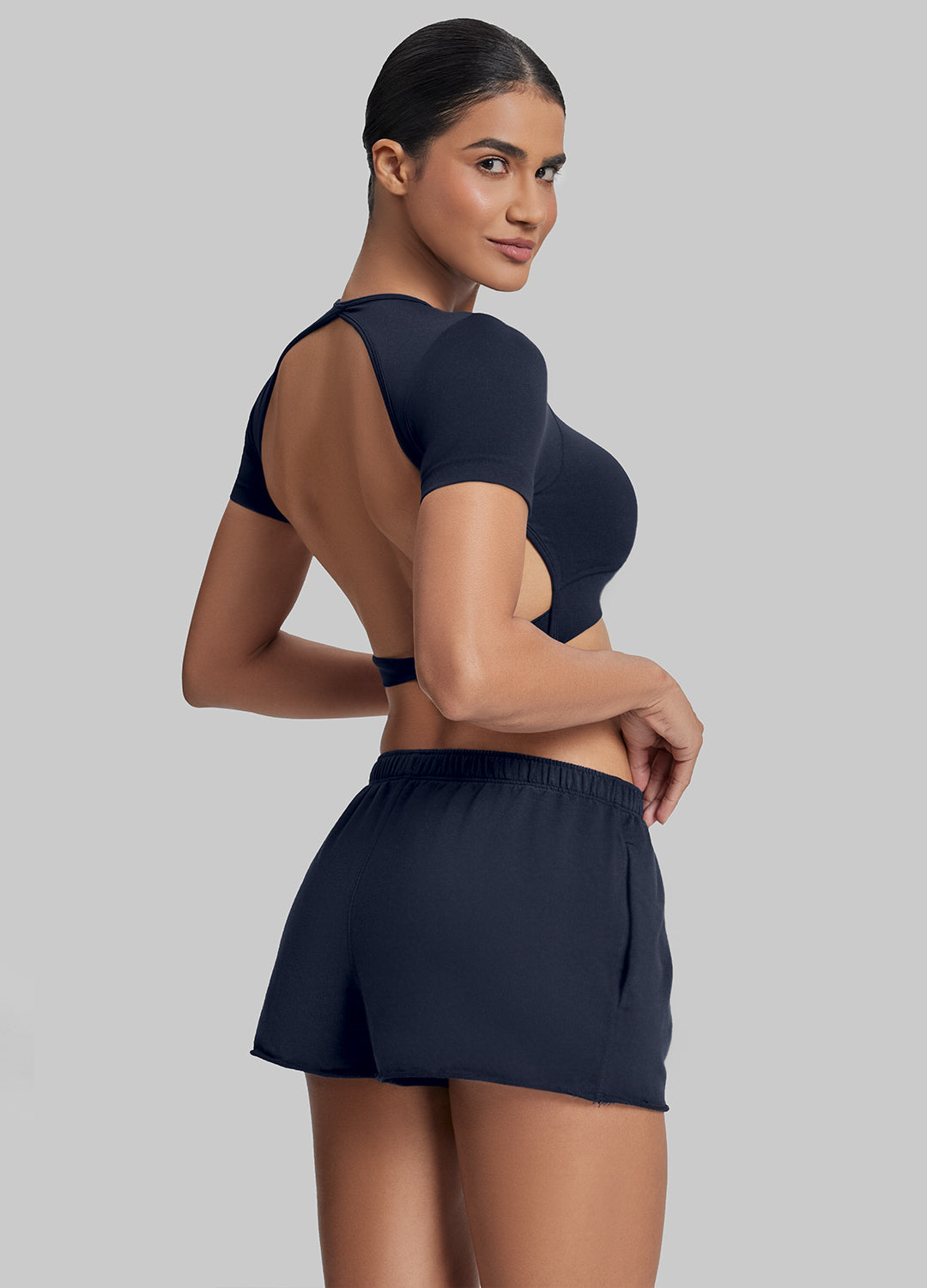 French Terry Jersey Shorts Midt-Lår - Cellubyee Boutique