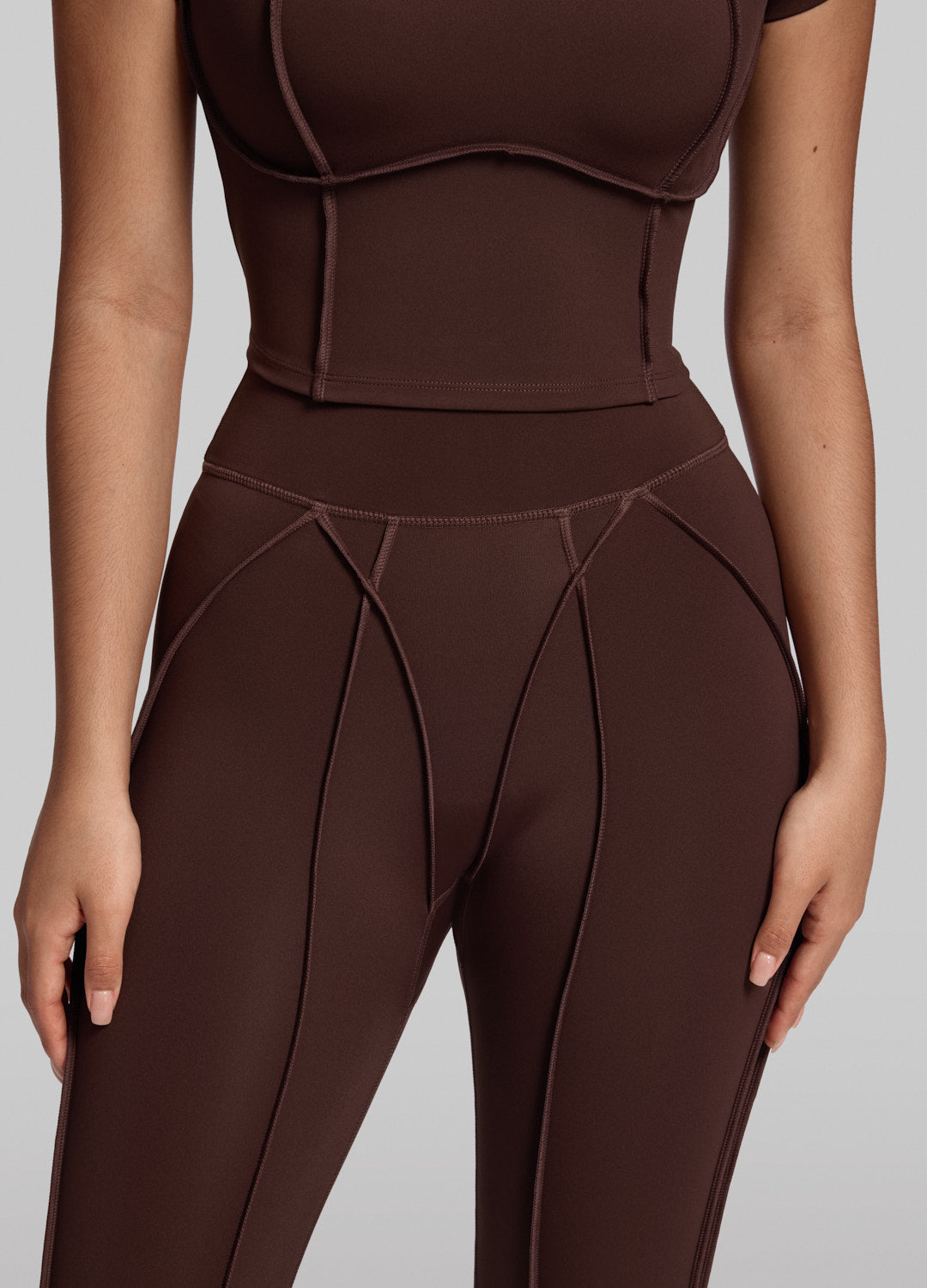 Leggings med kontursøm - Cellubyee Boutique