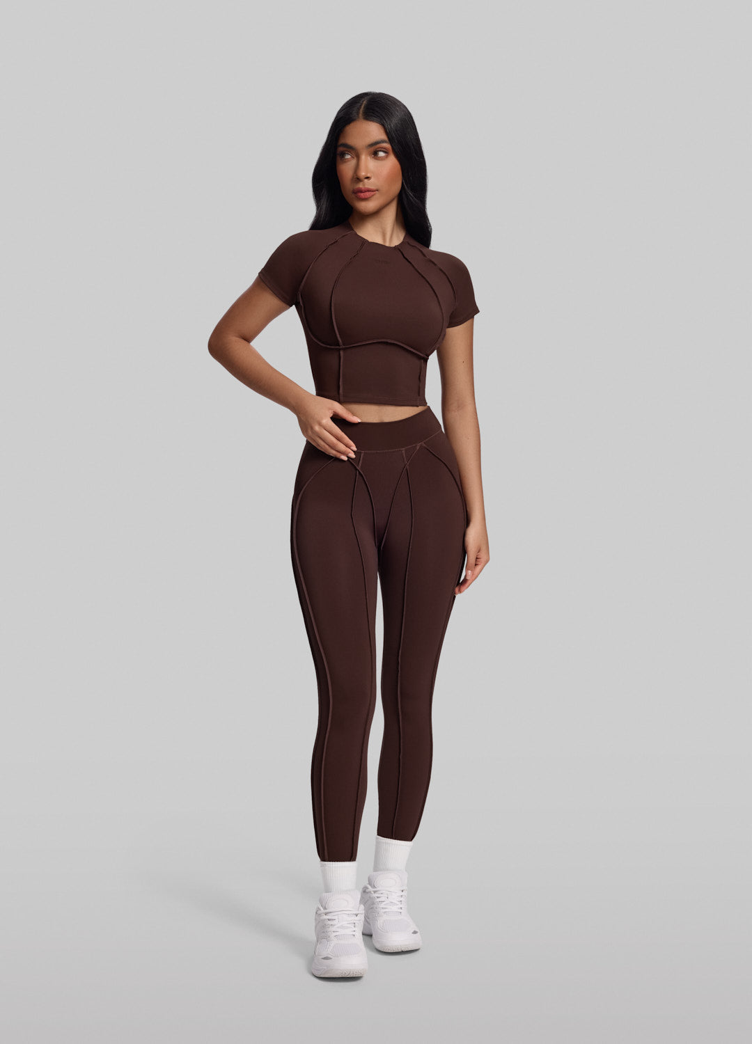 Leggings med kontursøm - Cellubyee Boutique