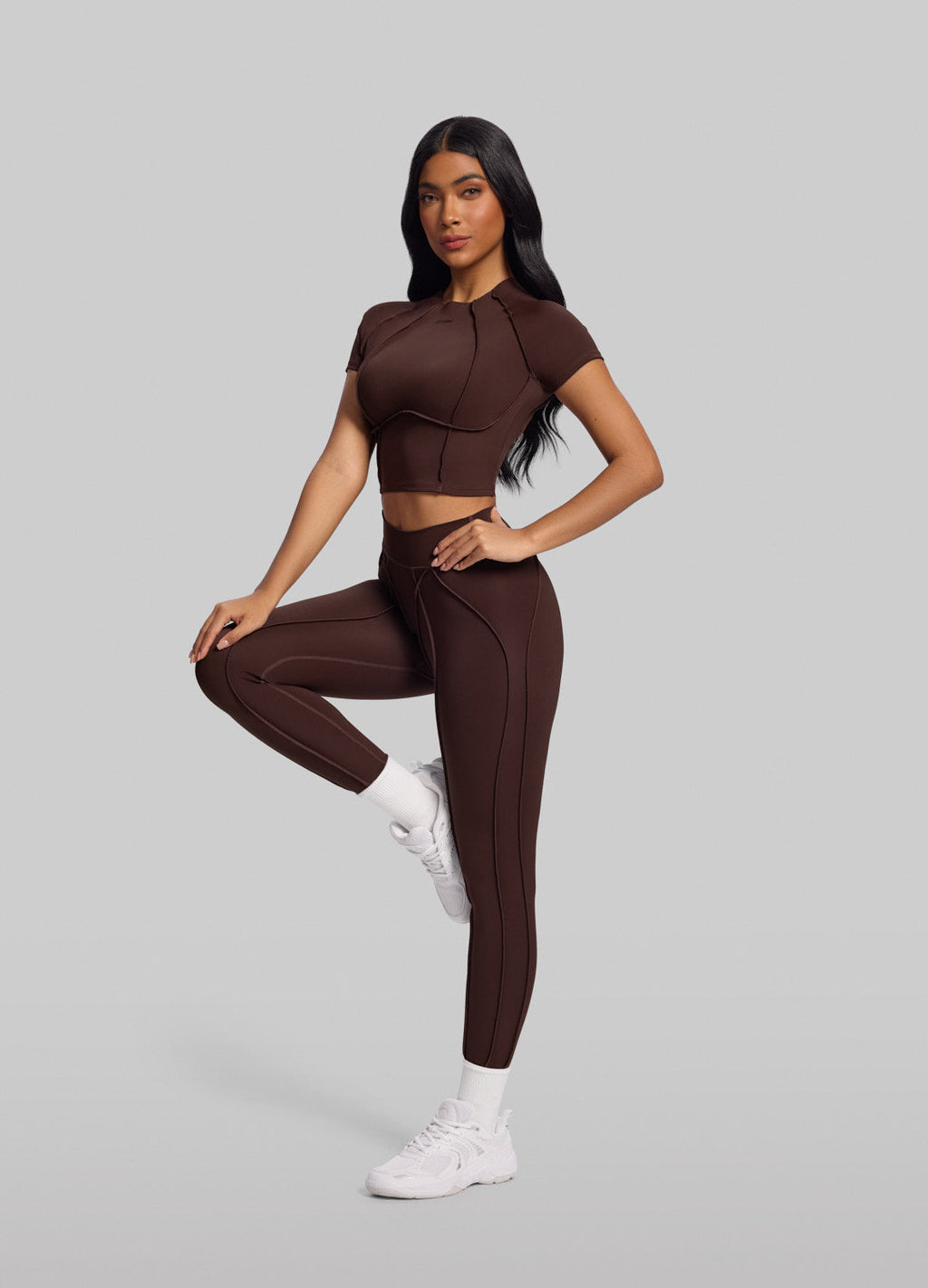 Leggings med kontursøm - Cellubyee Boutique