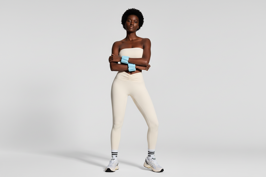 Shaping leggings med knyting foran - Cellubyee Boutique