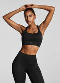Strappy Back Top i Jet Black - Cellubyee Boutique