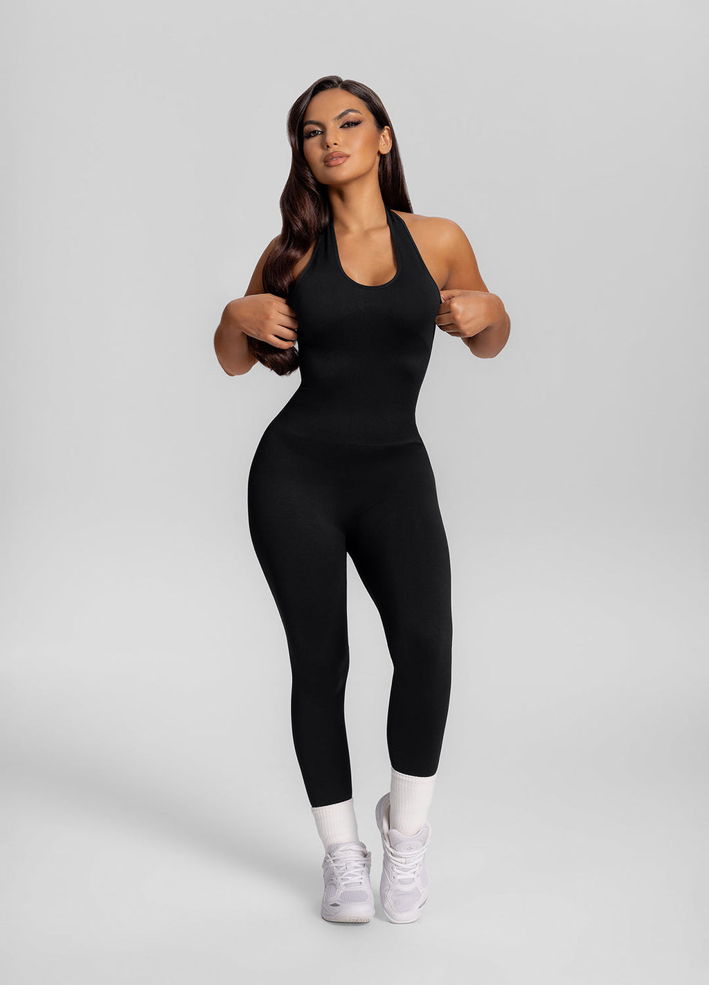 Sømløs Halter Bodyshaper Jumpsuit Magekontroll - Cellubyee Boutique