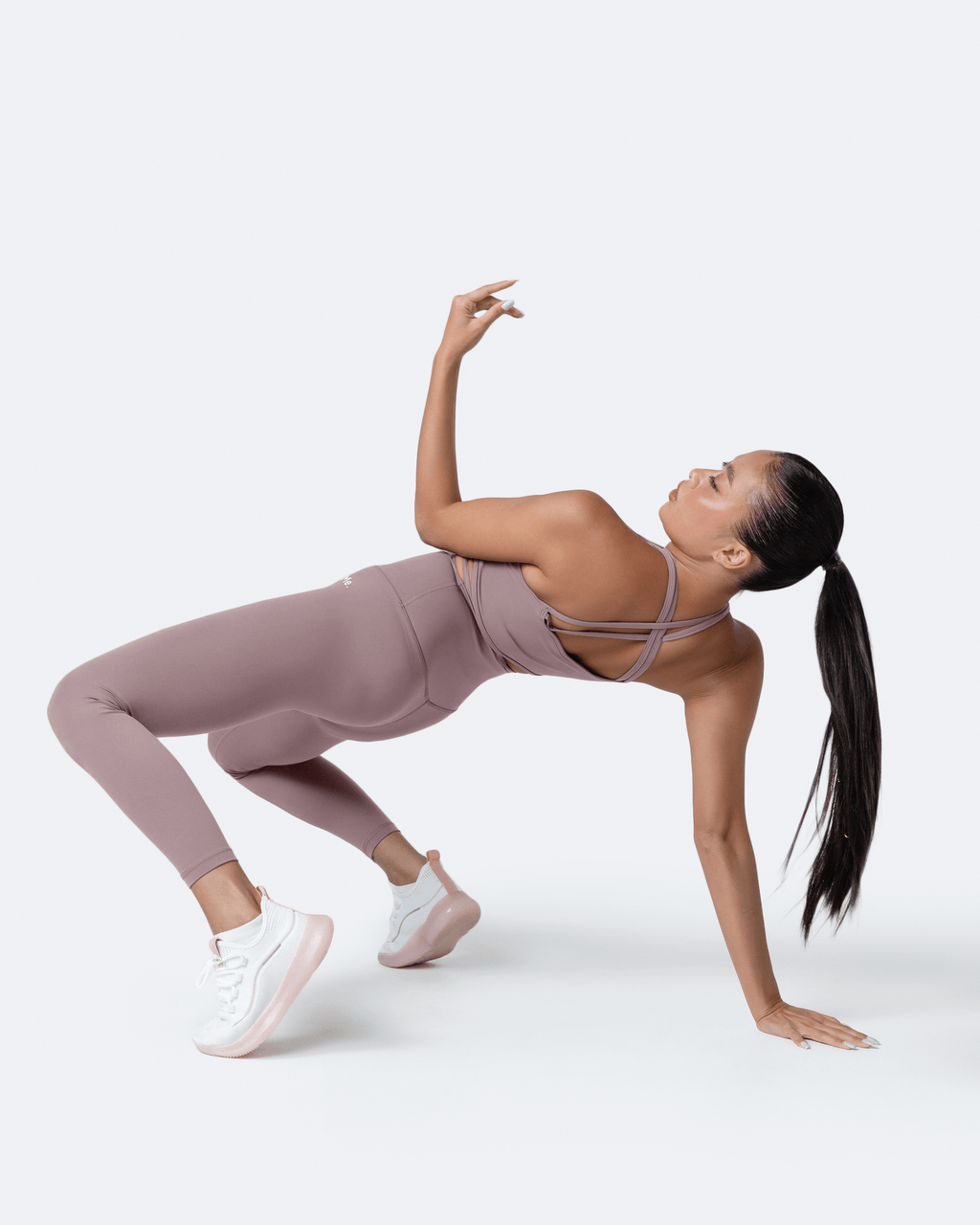 7/8 Leggings i Dusty Pink - Cellubyee Boutique