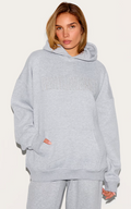 Grey Marl Oversized hettegenser - Cellubyee Boutique