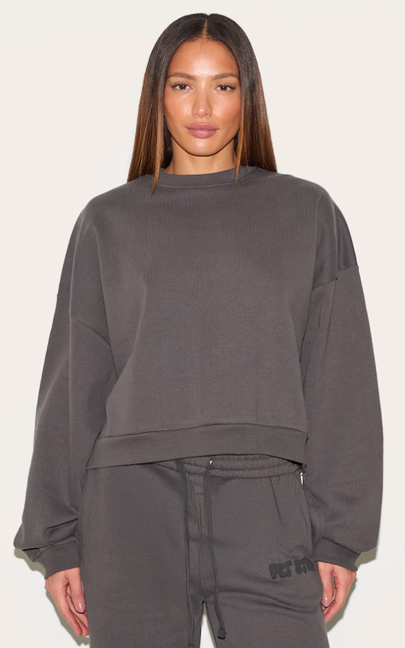 Studio Print Boxy Sweatshirt - Cellubyee Boutique